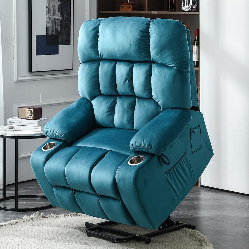 Oversized Electric Power Lift Recliner Chair with Massage and Heating