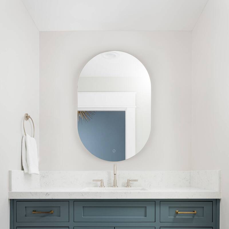 SAFAVIEH Daniele 36" Led Vanity Mirror - White - 24Wx1Dx36H