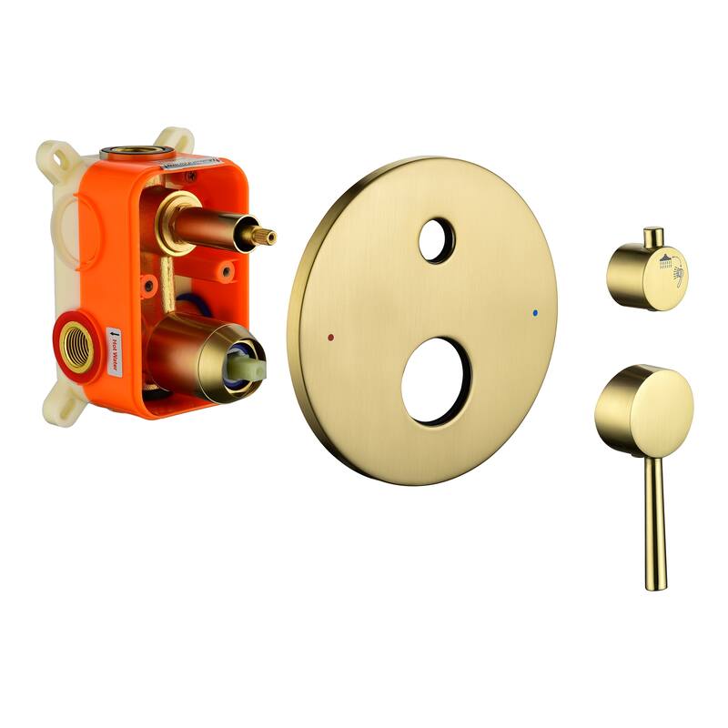 Shower System, Wall Mounted Shower Faucet Set with High Pressure 10"Stainless Steel Rain Shower head Handheld Shower Set