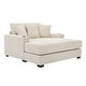 preview thumbnail 46 of 58, Modern Style Chaise Lounger Sofa Couch ,with Pillows, Charge Station & Cup Holders