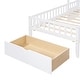 preview thumbnail 24 of 26, Twin Size House Bed Platform Bed with Sofa, Charging Station & Storage