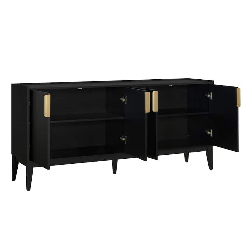 63 Inch MDF Sideboard with Adjustable Shelves - 63.00" x 15.60"
