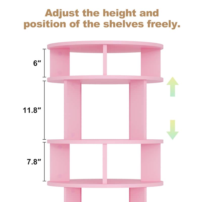 32 Pair Rotating Shoe Rack Tower - 32 Pair
