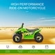 preview thumbnail 11 of 12, 6V Battery-Powered Toddler ATV, Motorized Quad for Ages 18-36 Months, 4 Wheels, Rechargeable, Pink