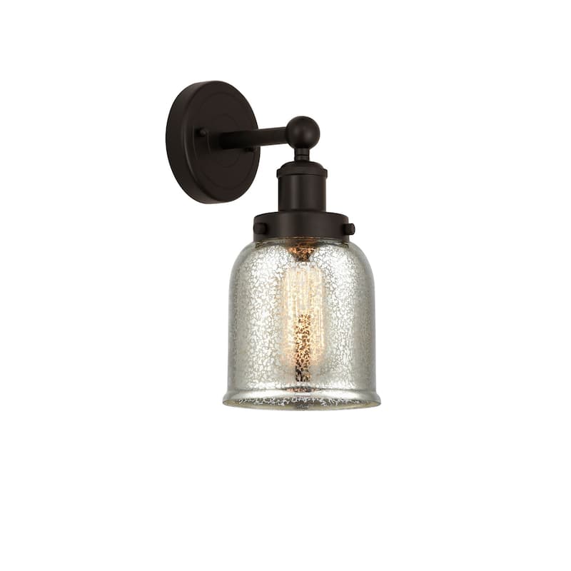 Innovations Lighting 616-1W-10-7 Bell Sconce Bell 10" Tall Wall Sconce - Oil Rubbed Bronze / Mercury