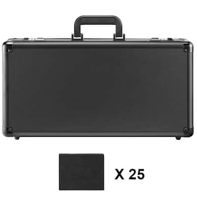 Graded Card Storage Box with Coded Lock Foam Dividers
