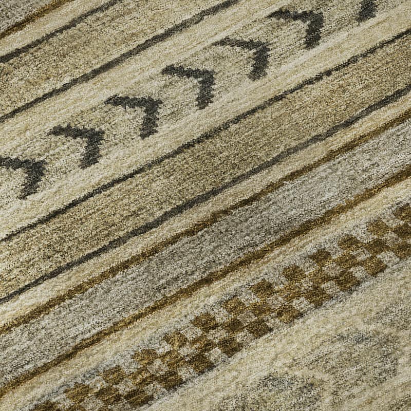 Premium Washable Super Soft Boho Stripes Mayfield Rug