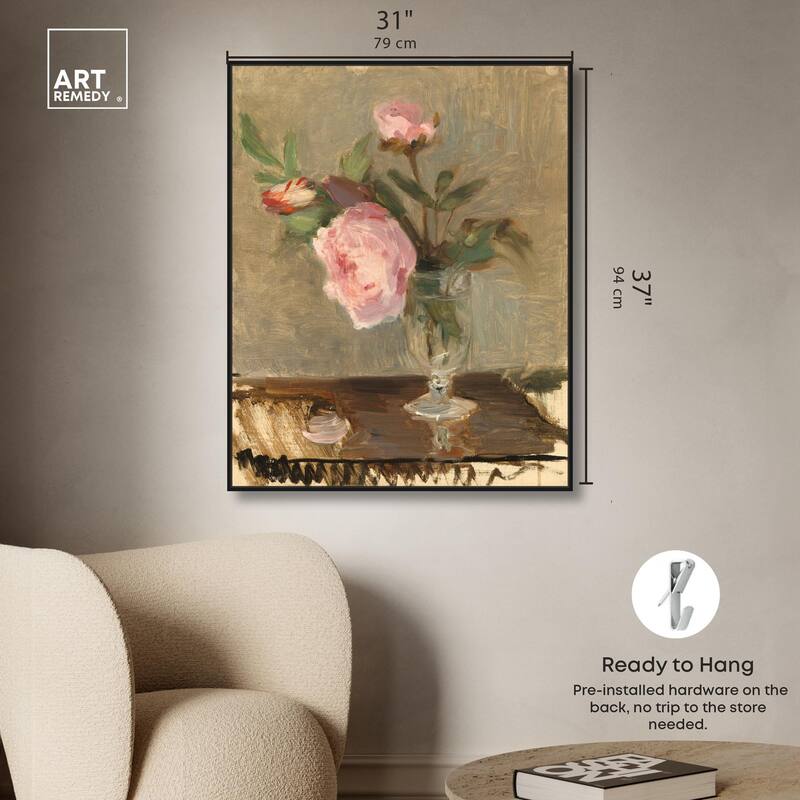 Moristot Peony Canvas by Art Remedy
