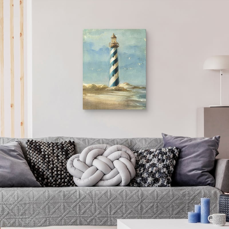 Lighthouse by Danhui Nai Canvas Art Print