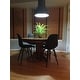 preview thumbnail 10 of 17, Plastic Eiffel Chairs Solid Wood Legs Molded Modern Armless Side Dining For Kitchen Work Office