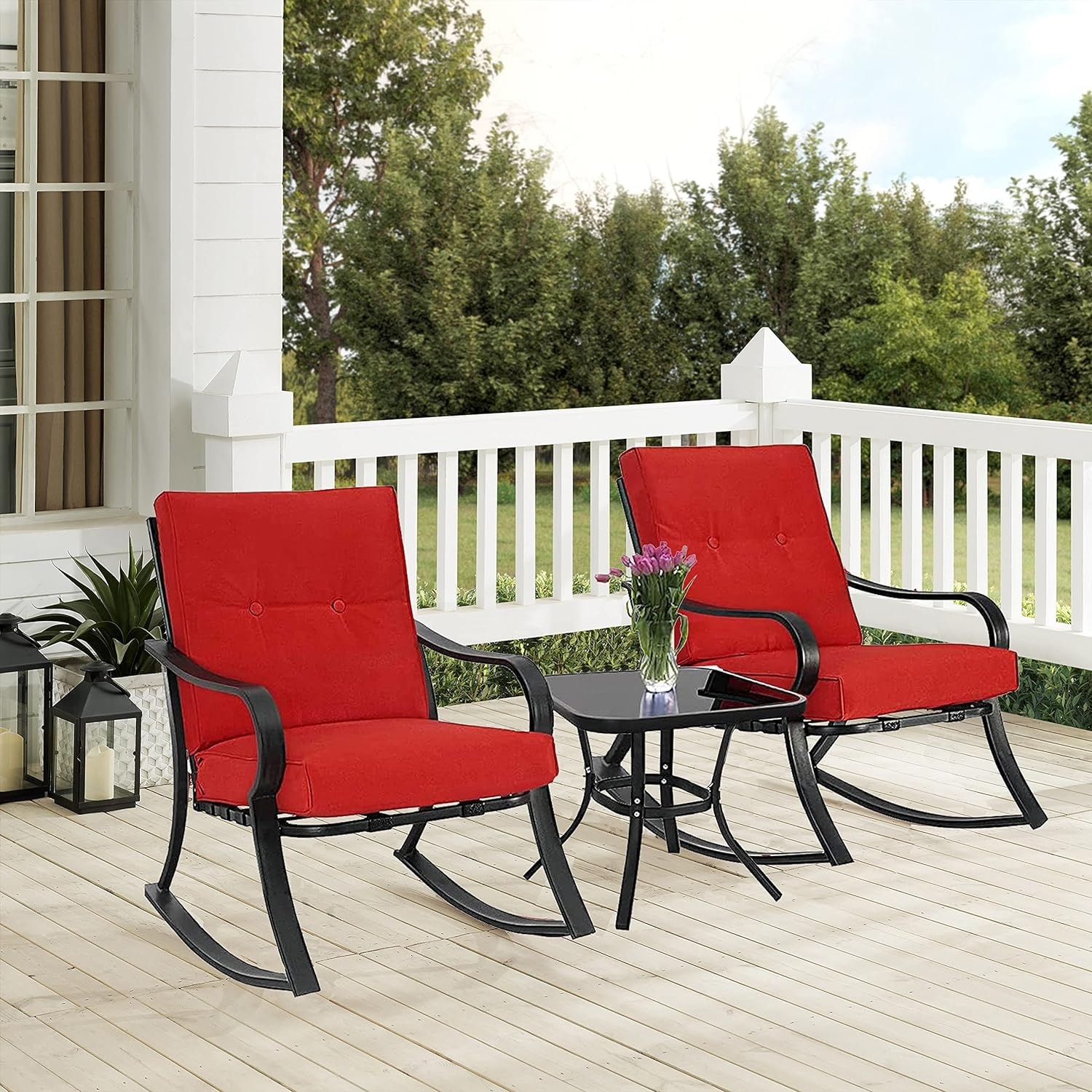 Garden rocking bistro discount set