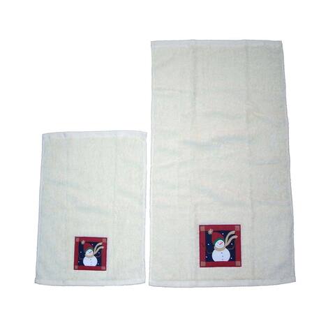 Snowball Fun Guest Cotton Kitchen Towel