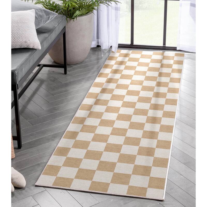 Well Woven Apollo Square Modern Geometric Flat-Weave Area Rug