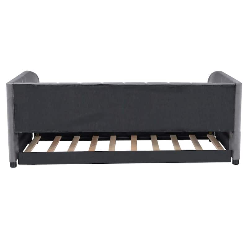 Twin Size Daybed with Ergonomic Design Backrest