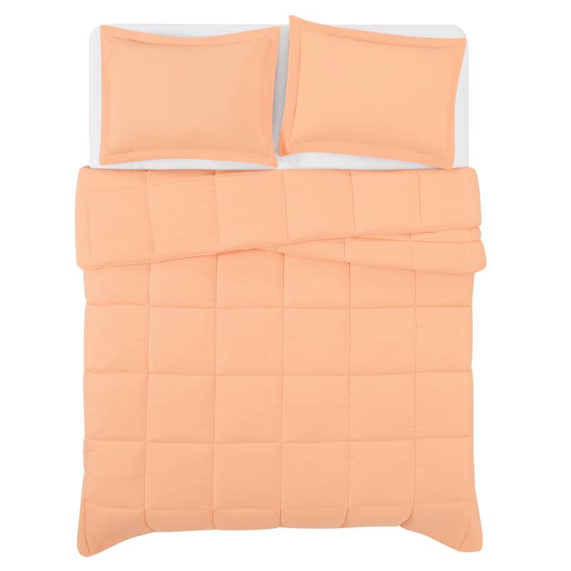 Truly Soft Everyday Reversible Down Alternative 3-Piece Comforter Set