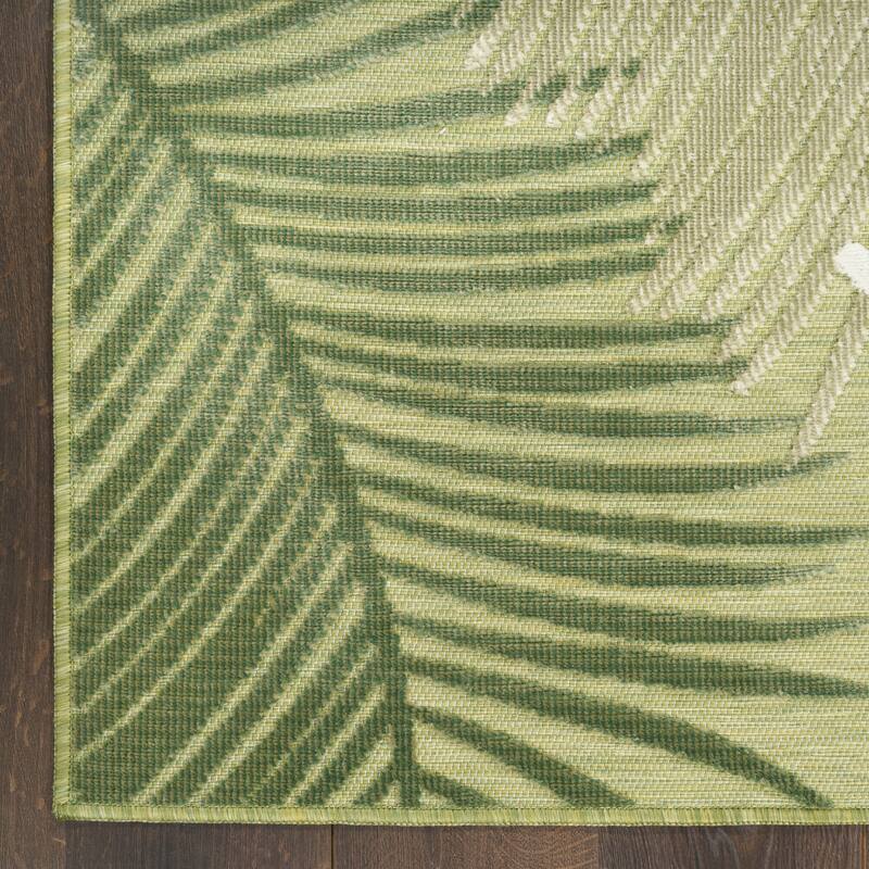 Nourison Suncoast Indoor/Outdoor Nature Area Rug.