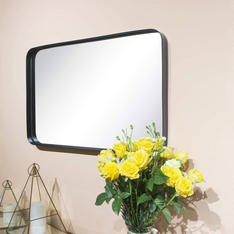 Arthers Stainless Steel Metal Bathroom Vanity Wall Mirror