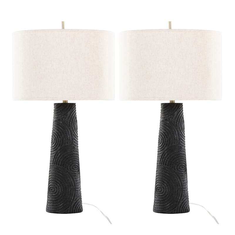 Porch & Den Kade 31" Polyresin Table Lamp (Set of 2)