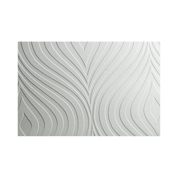 Shop Graham And Brown 17583 Curvy Textured Paintable Vinyl Non