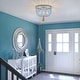 preview thumbnail 31 of 30, OYIPRO 3 - Light 12'' Bohemia Beaded Flush Mount Light Fixtures
