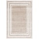 preview thumbnail 15 of 96, SAFAVIEH Border & Stripe Shag Eirny Modern 1.4-inch Thick Rug
