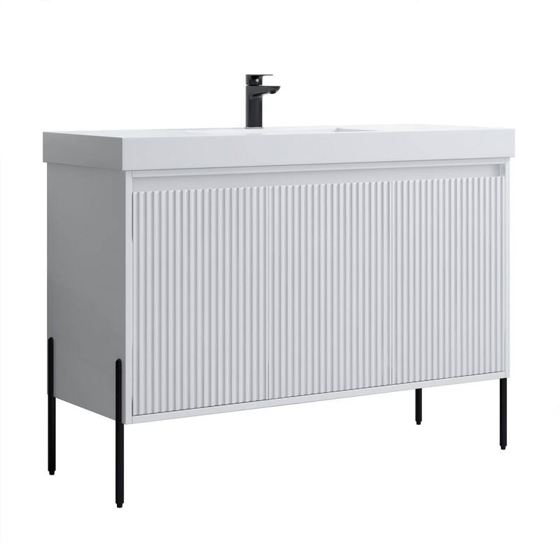 Ripple 48" Bathroom Vanity Kit (Assembly Required)