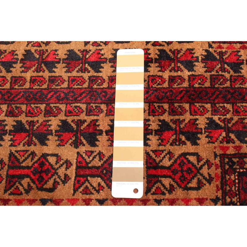 ECARPETGALLERY Hand-knotted Teimani Brown Wool Rug - 3'0 x 4'5