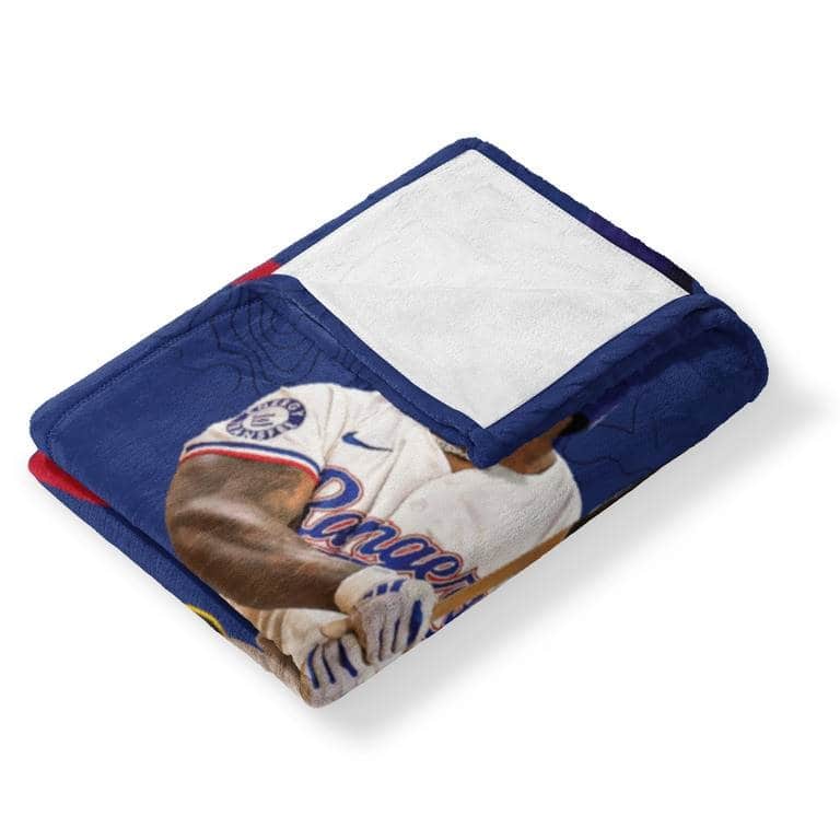 MLB Texas Rangers Player Silk Touch Throw Blanket