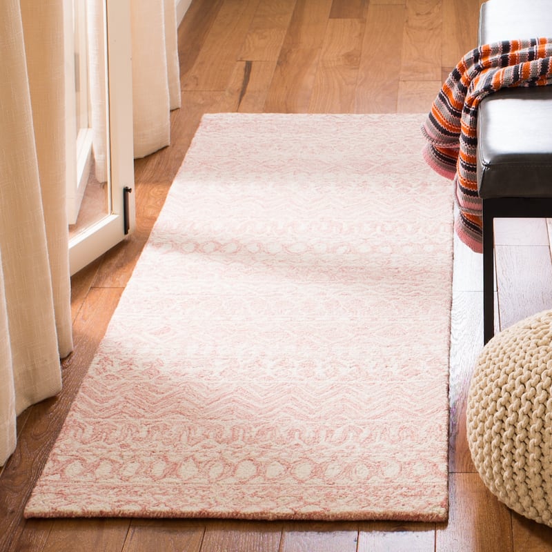 SAFAVIEH, Handmade Micro-Loop Fedosia Wool Rug