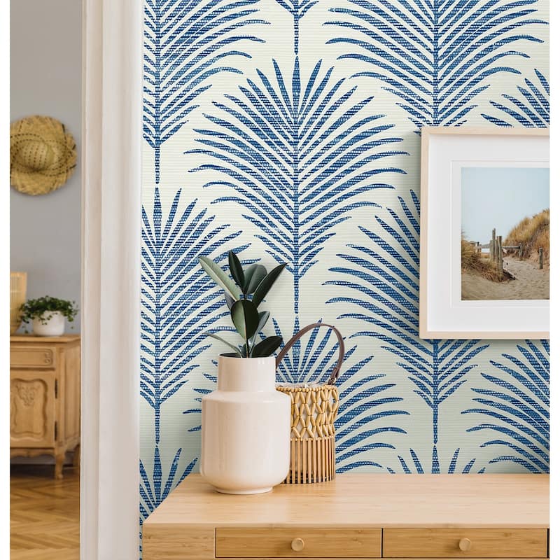 NextWall Grassland Palm Peel and Stick Wallpaper