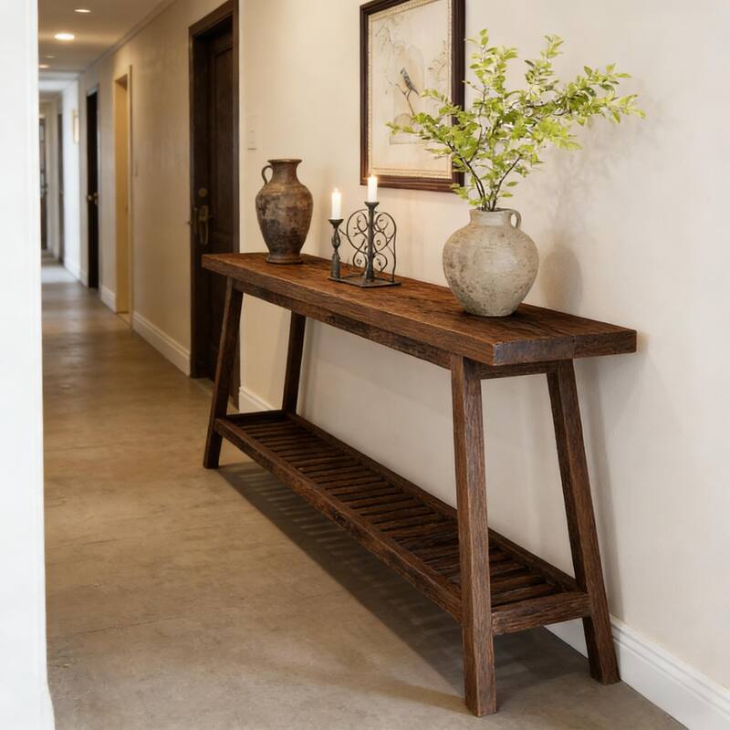 2-Tier Entryway Space-Saving Console Sofa Table