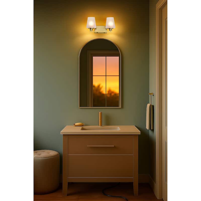 Nuvo Lighting 60/8222 Lune 2 Light 16" Wide Vanity Light