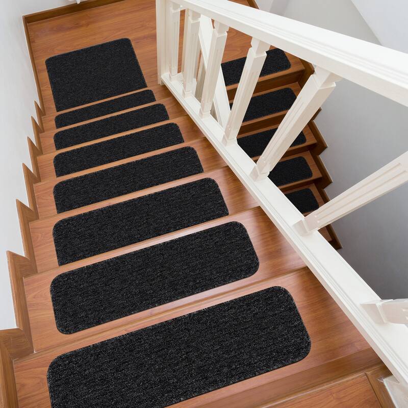 Beverly Rug Non Slip Stair Treads, Matching Landing Rug, Washable Runner Rug for Hallway