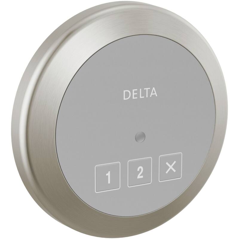 Delta 5CN-220R SteamScape Round Auxiliary Exterior Steam Shower - Lumicoat Stainless