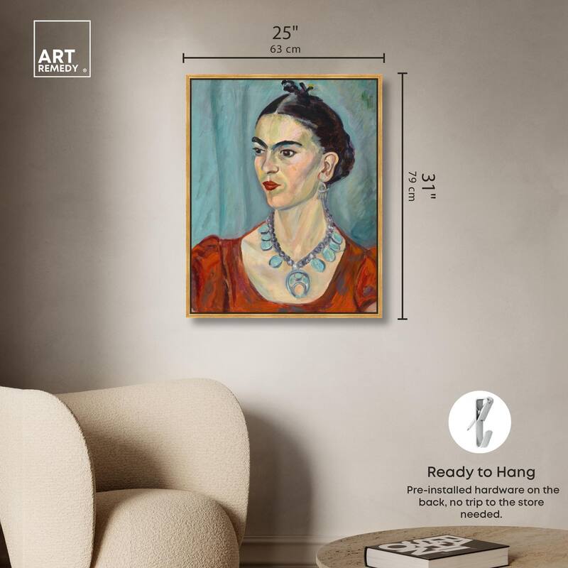 Frida Kahlo by Magda Pach 1933 Canvas by Art Remedy
