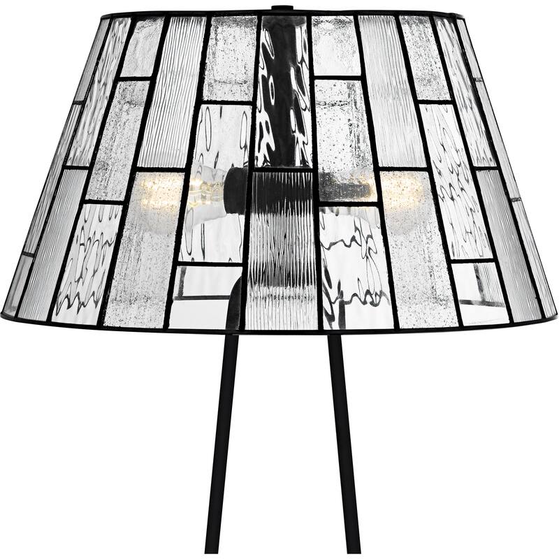 Rainier 4-Light Matte Black Table Lamp