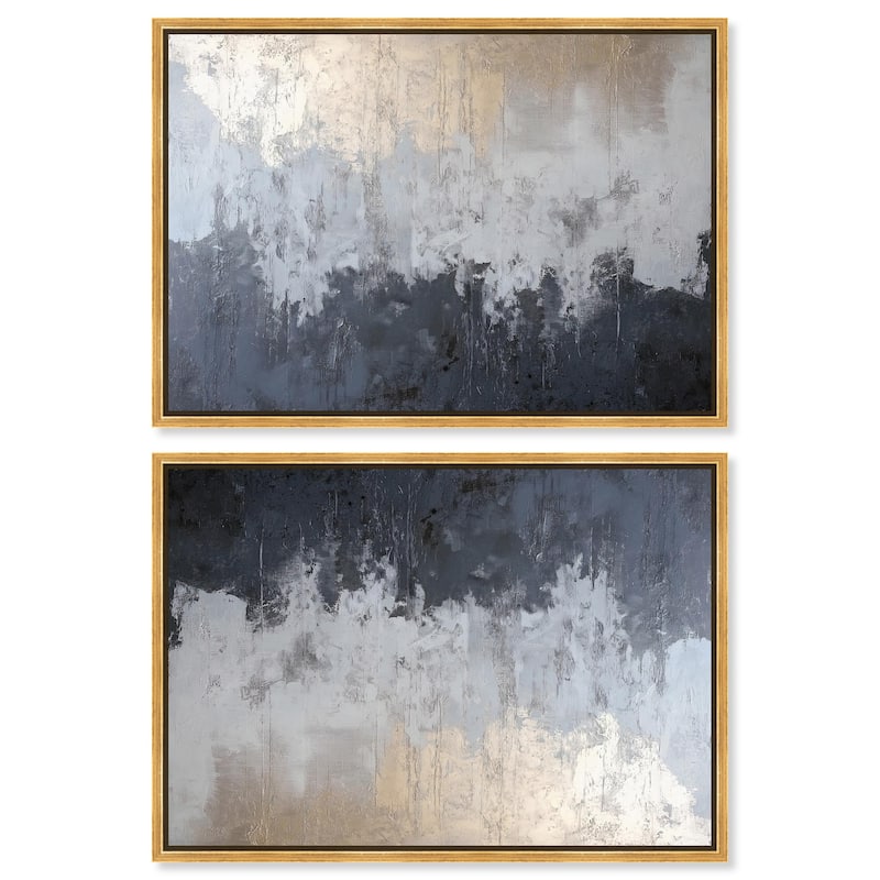 Adrift in Venice Canvas Coastal Prints by Art Remedy - 16" x 20" - Gold