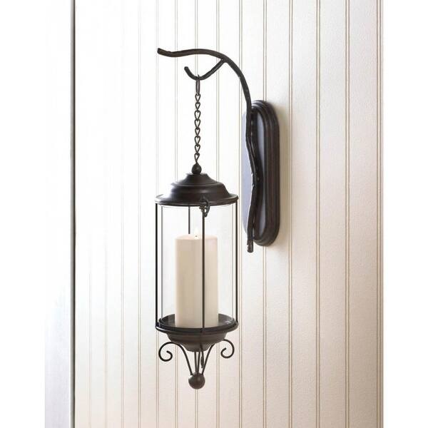 Shop Antique Iron Hanging Lamp Wall Sconce Overstock 22985796