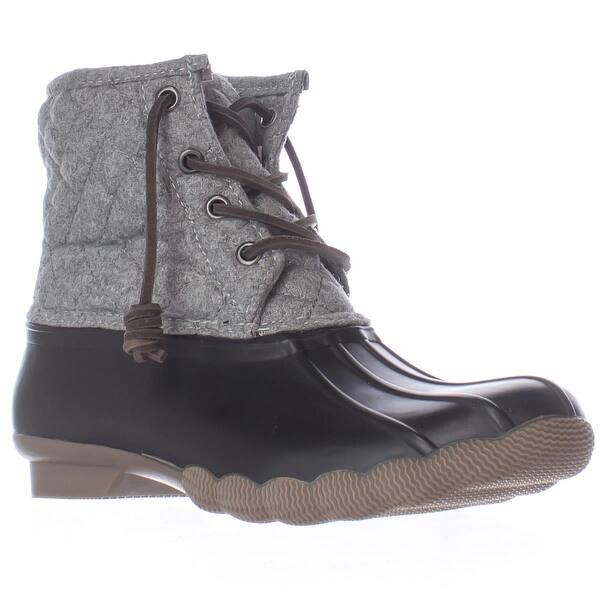 Shop Steve Madden Tillis Short Quilted Winter Rain Booties Grey