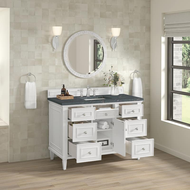 James Martin Vanities 424-V48-FPBL Lorelai 48" Free Standing Single