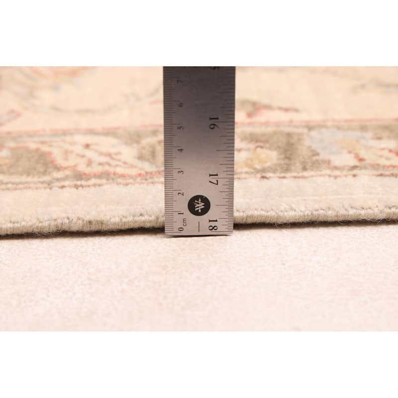 ECARPETGALLERY Hand-knotted Jamshidpour Light Grey Wool Rug - 8'0 x 9'10