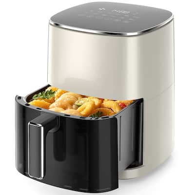 Air Fryer 6 Quart Capacity with Window Square Air Fryer 12-in-1 Air Fry, Roast, Reheat, Dehydrate, Bake, Steam with 400F