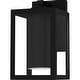 preview thumbnail 1 of 3, Earth Black LED Outdoor Wall Lantern from the Westover Collection Earth Black
