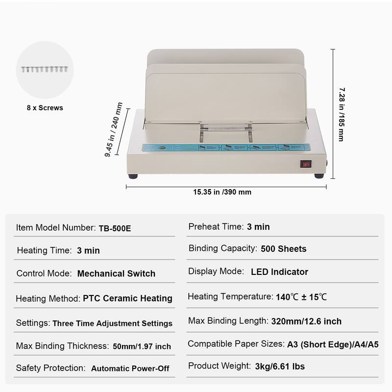 Thermal Binding Machine with Infrared Optical Detection
