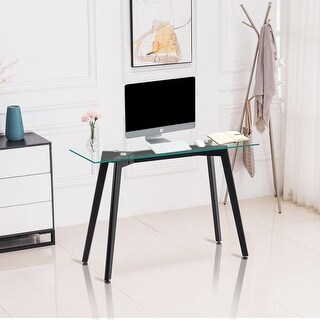 Songmics standing desk height adjustable top computer desk 47.3 x 23.6 inches