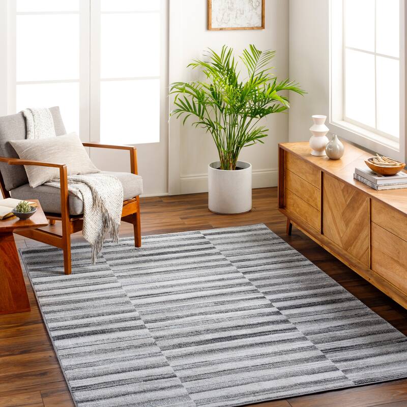 Livabliss San Fran Casual Checkered Area Rug