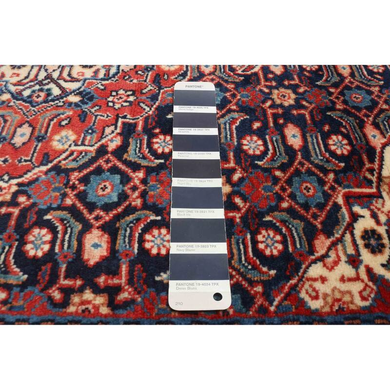 ECARPETGALLERY Hand-knotted Kayseri Vintage Dark Navy Wool Rug - 3'3 x 5'7