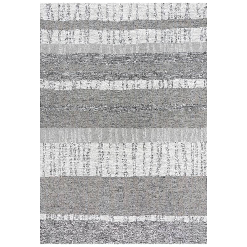 Alora Decor Wondrous Hand-tufted Wool Rug - 5' x 7'6" - Gray/Natural