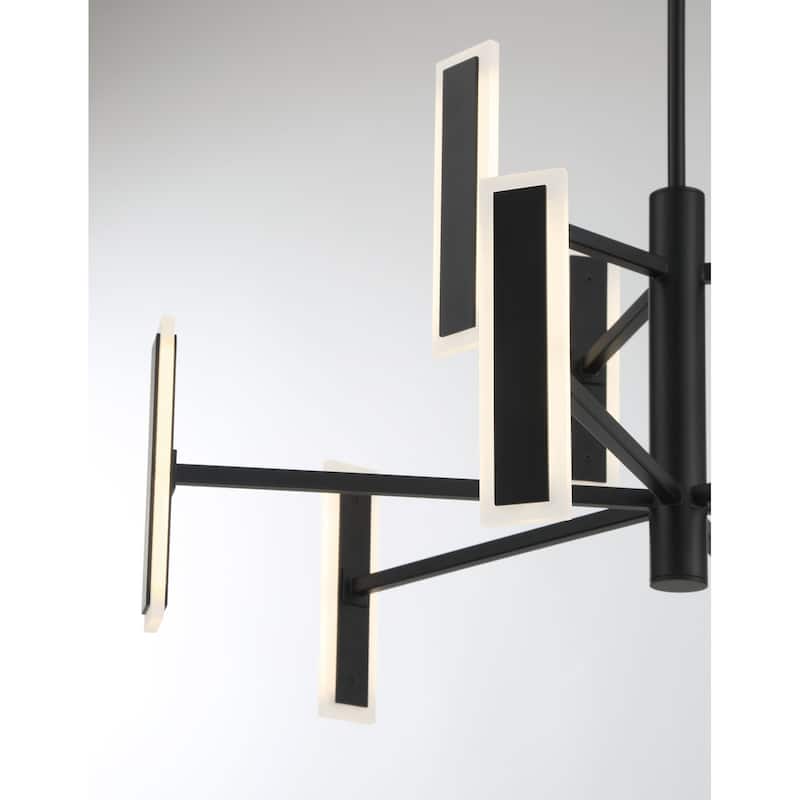 Kovacs P1419-L Edge 9 Light 29" Wide LED Abstract Chandelier