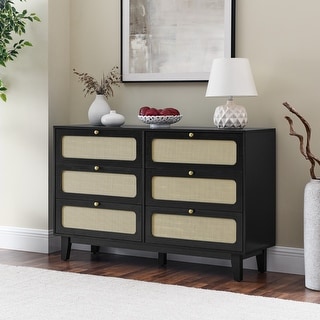 6-Drawer Solid Wood Double Dresser - Bed Bath & Beyond - 41443210